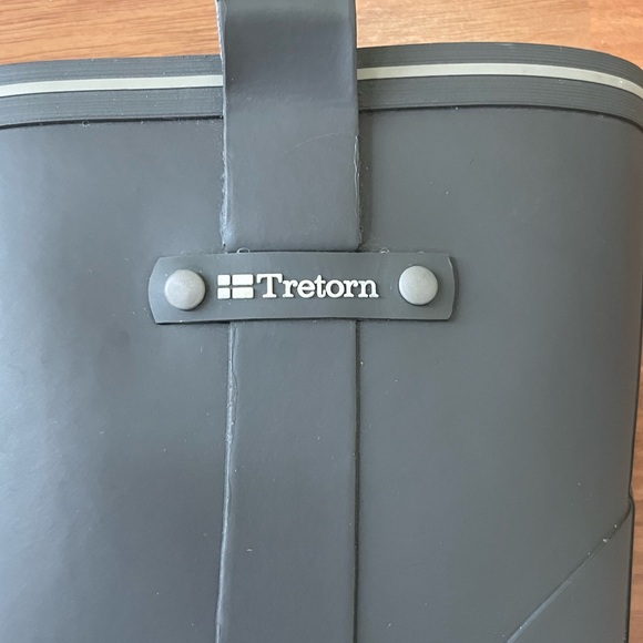 Tretorn Dark Gray Rubber Rain Boots